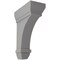 Ekena Millwork 2 1/4"W x 5"D x 7"H Stockport Wood Vintage Decor Bracket, Pebble Grey BKTWD02X05X07STPG - alternate 1